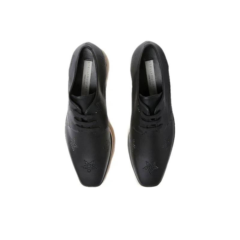 Stella McCartney Elyse Crystal Star Platform Oxfords-3
