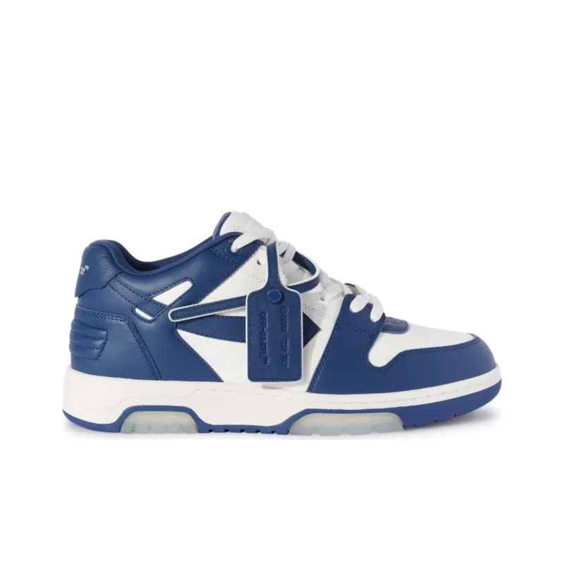 OFF WHITE Out Of Office Ooo Low Tops White Royal Blue-1