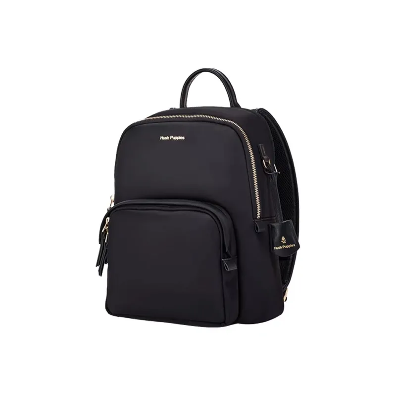 Hush Puppies Fabric Commute Backpack Medium Size Women's Black-1