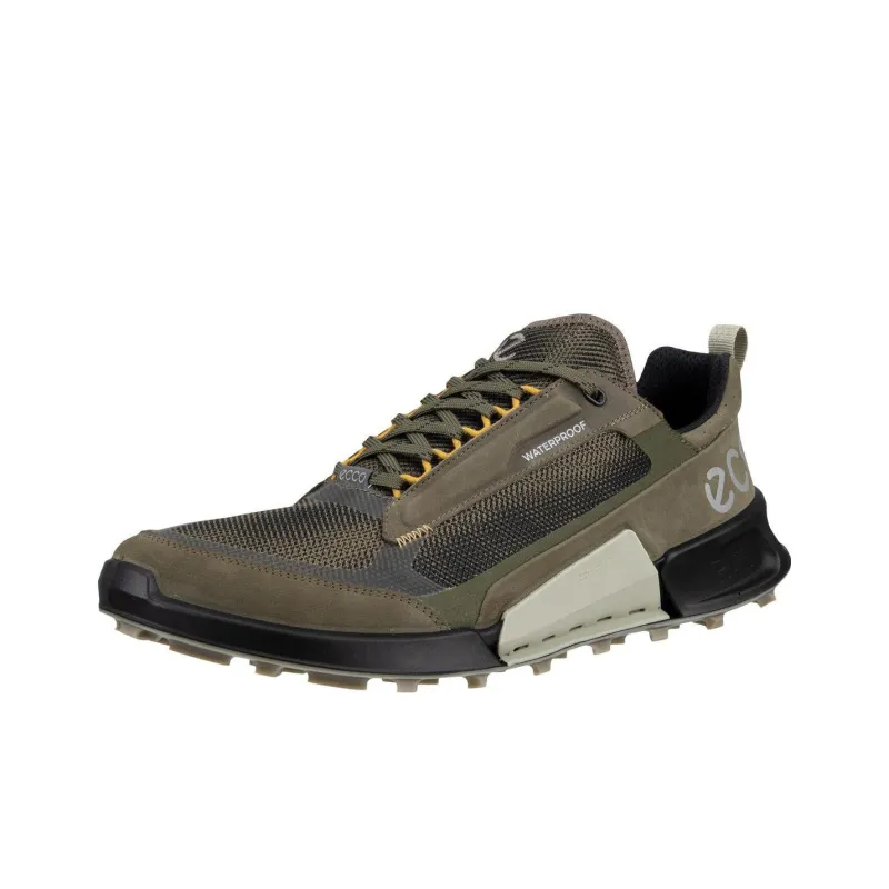 Ecco Biom 2.1 X MTN Wear Resistant Waterproof And Breathable Low Top Casual Shoes Men's Olive Green-1