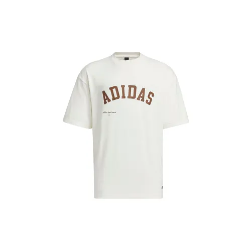 Adidas T-Shirts Men Jade White