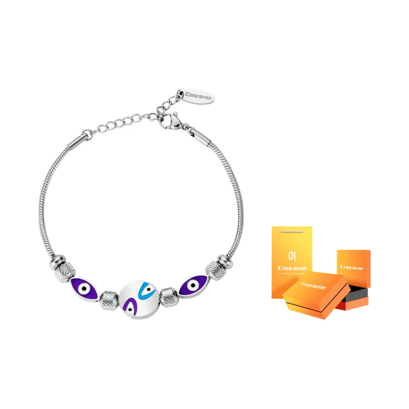 Cooraree Titanium Steel Bracelets Unisex-0