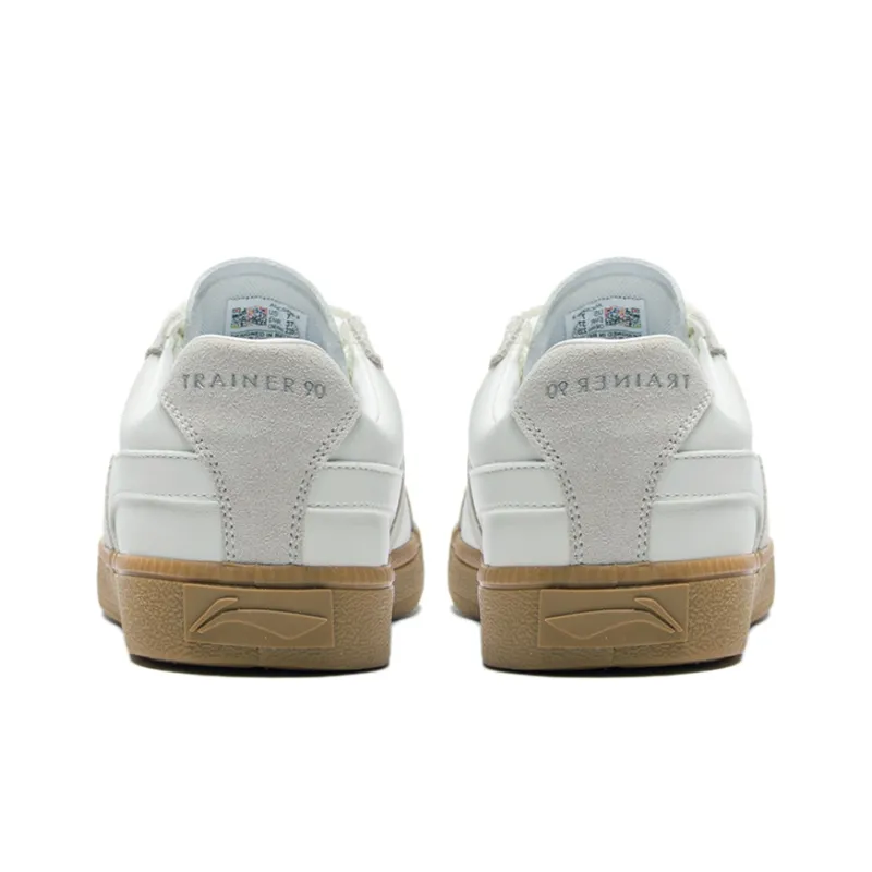 LiNing Yunchuan Low Top Skateboard Shoes Men's Mist White-3