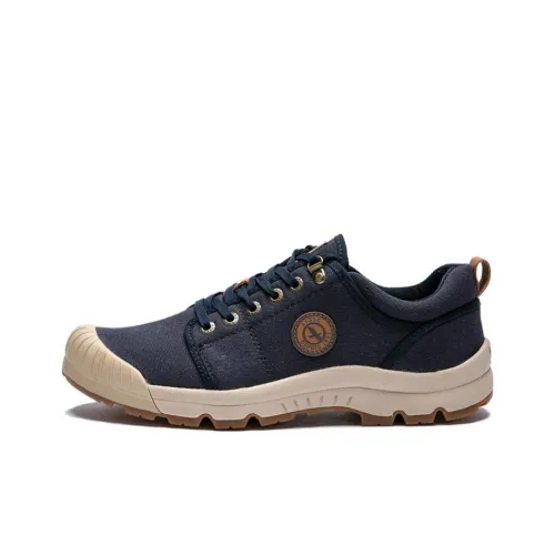 AIGLE Tl Low Cvs Anti-Slip Wear-Resistant Low-Top Outdoor Shoes Men's Blue Brown