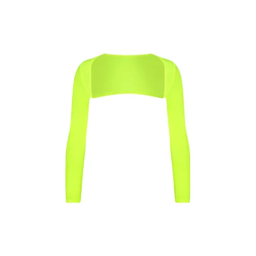 Skims Crop Tops Women's Neon Green