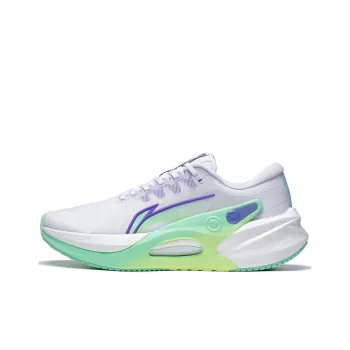 LiNing Furious Rider 7.0 Rebound Low Top LINING BOOM Technology Running Shoes Men's White Purple