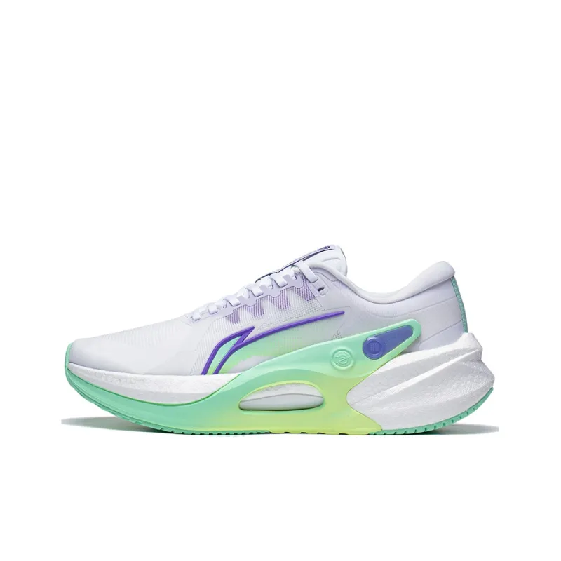 LiNing Furious Rider 7.0 Rebound Low Top LINING BOOM Technology Running Shoes Men's White Purple-0