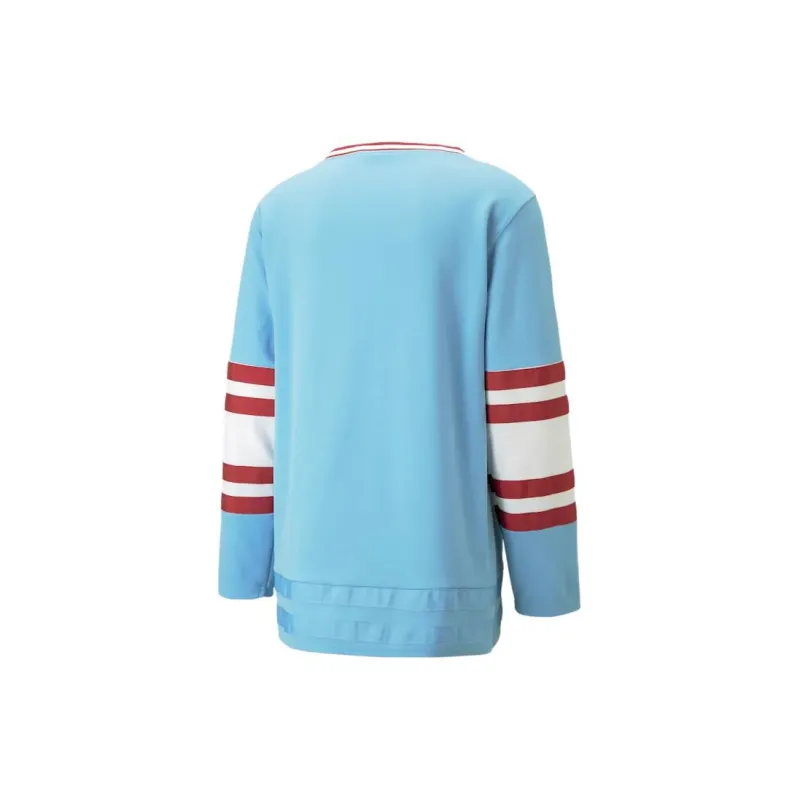 PUMA Manchester City Soccer Jerseys Men's Light Blue-1