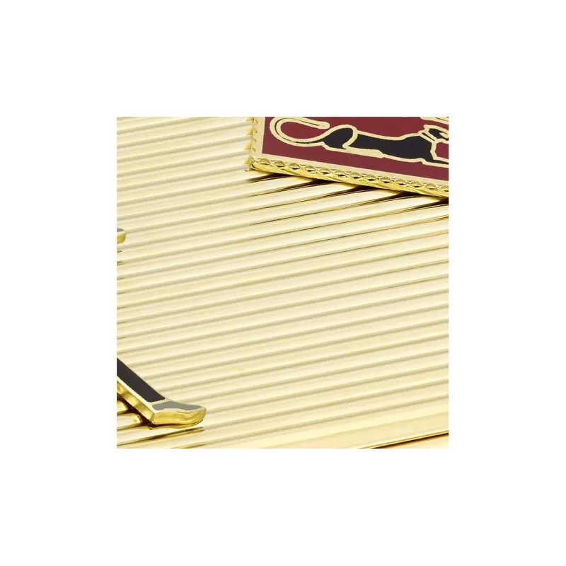 CARTIER Metal Card Holder Unisex Gold-5