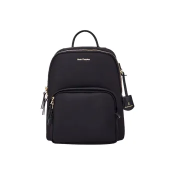 Hush Puppies Fabric Commute Backpack Medium Size Women's Black