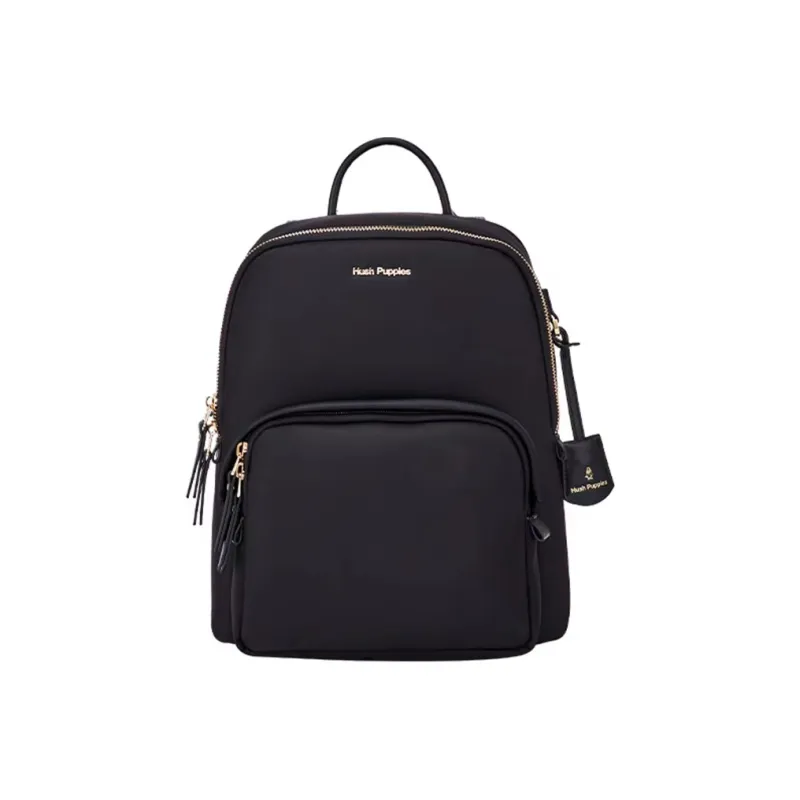 Hush Puppies Fabric Commute Backpack Medium Size Women's Black-0