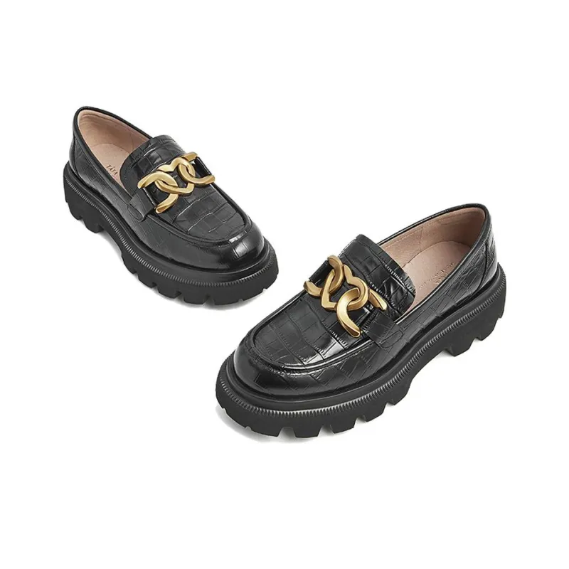 TATA Loafers Women's Black/Beige-5