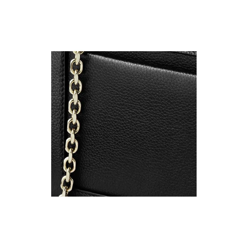 CARTIER Cow Leather Shoulder Bag Crossbody Bag Small Size Women's Black-1