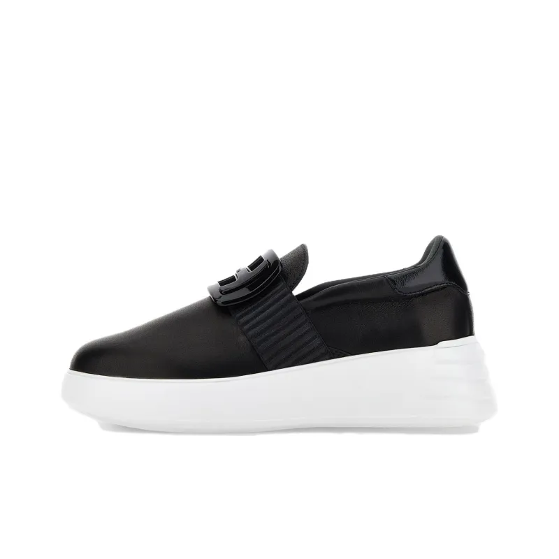 HOGAN Rebel Low-Top Casual Shoes Women's Black-0