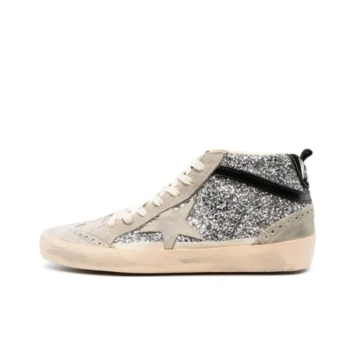 Golden Goose Mid Star Glitter Sneakers