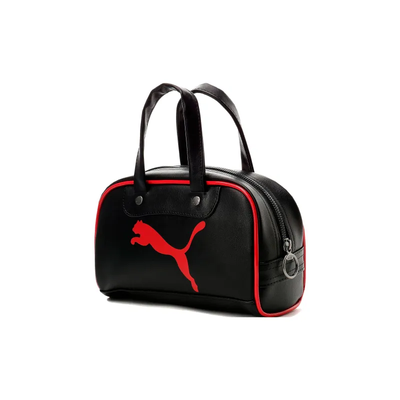 PUMA Polyurethane Handle Bag Handbag Mini Women's Black/Red-1