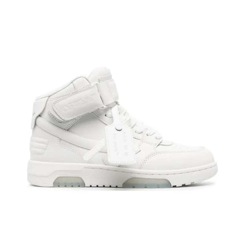 OFF-WHITE Out Of Office Mid Top White Women's-1