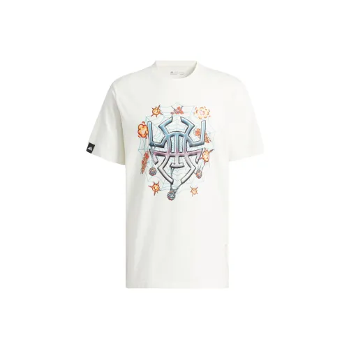 Adidas Donovan Mitchell T-Shirts Men Jade White