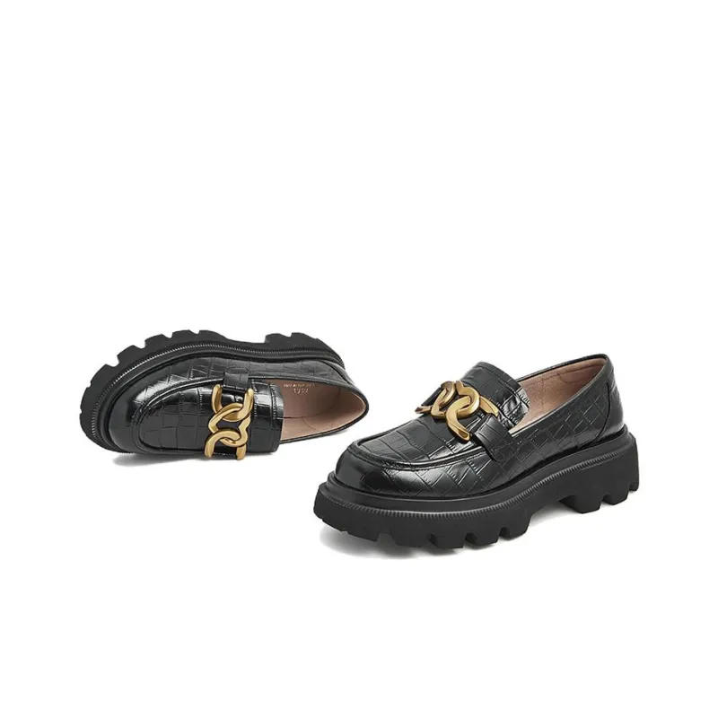 TATA Loafers Women's Black/Beige-3