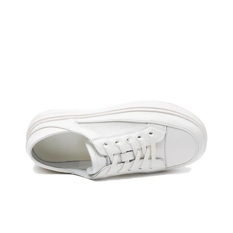 Spider King Low Top Skateboard Shoes Women's Ecru-2