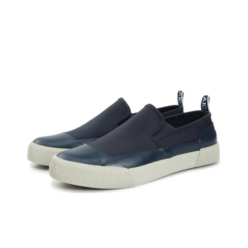 AIGLE Rubber Slipon Slip Resistant, Lightweight, And Breathable Low Top Skateboard Shoes Men's Marine Blue-1