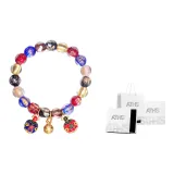 Incense Ash Liuli Multi-Bead Bracelet (White Minimalist Style Box)