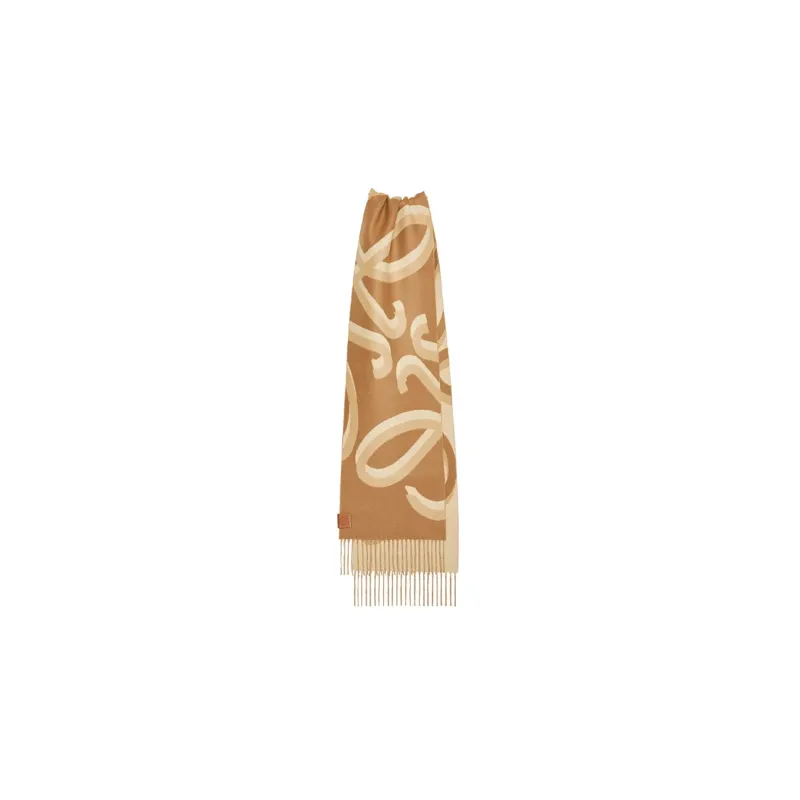LOEWE Anagram Knit Scarves Women's-2