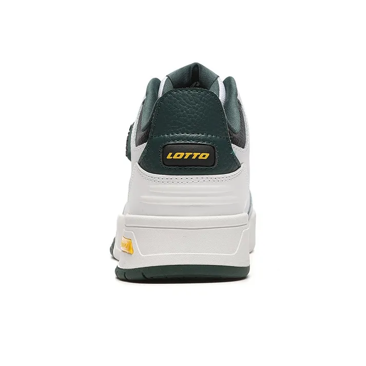 LOTTO Slip-Resistant Water-Resistant High-Top Skateboard Shoes Men's White-8