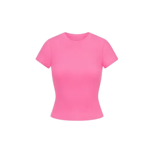 Skims T-Shirts Women's Candy Pink