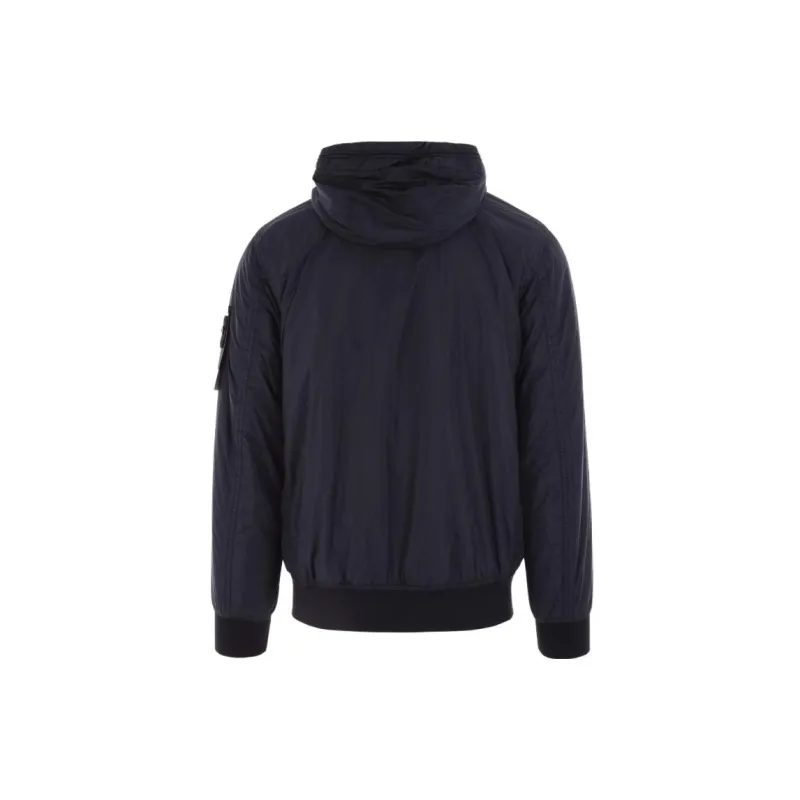 STONE ISLAND Logo Patch Hooded Track Jacket-1