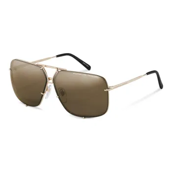 PORSCHE DESIGN Pure Titanium Square Sunglasses Unisex