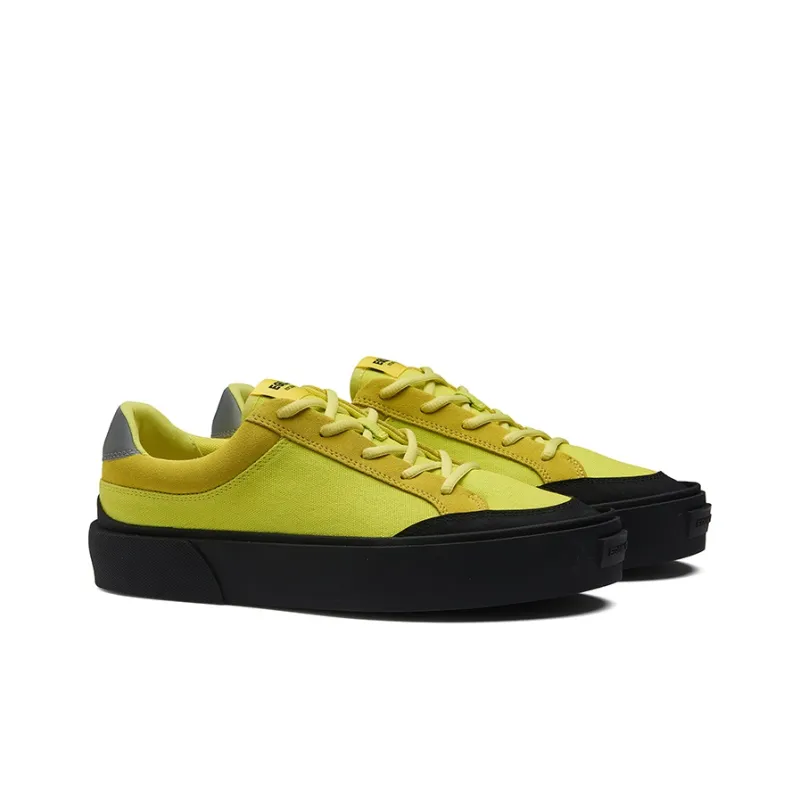 EQLZ EQUALIZER Fault 23 Lo Low Top Skateboard Shoes Unisex Ocean Yellow-2