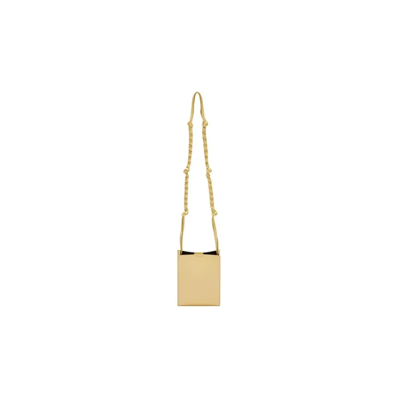 JIL SANDER Tangle Logo Debossed Small Shoulder Bag-1