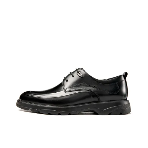 AOKANG Dress Shoes Men Low-Top