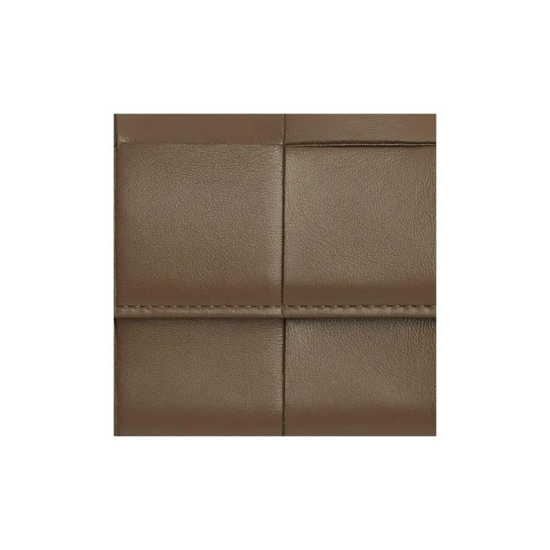 Bottega Veneta Lambskin Wallet Tubas Women's Taupe-3