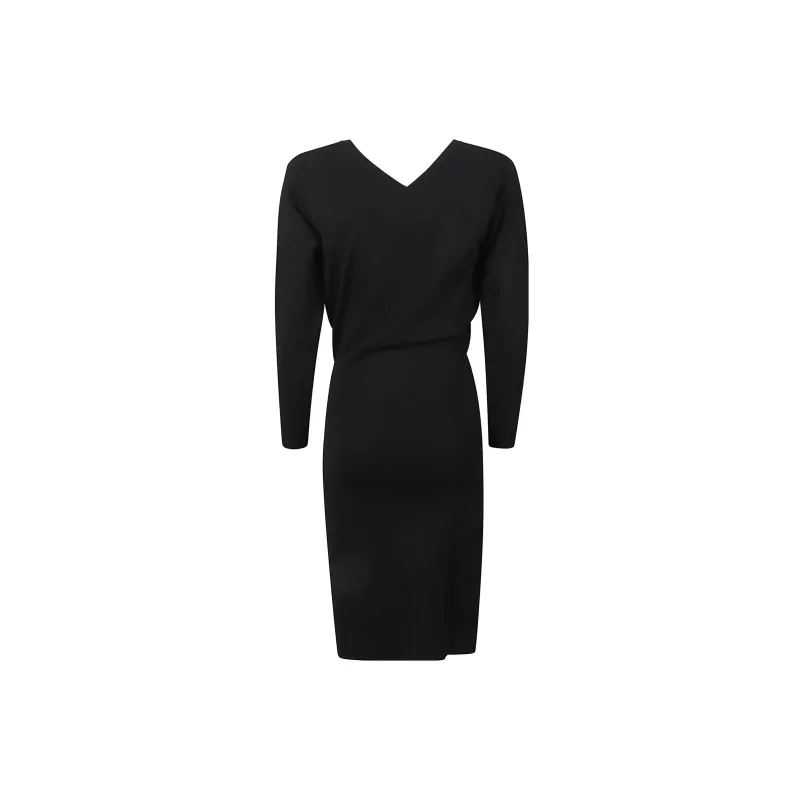Stella McCartney Long-Sleeved Dresses Women's Black-1