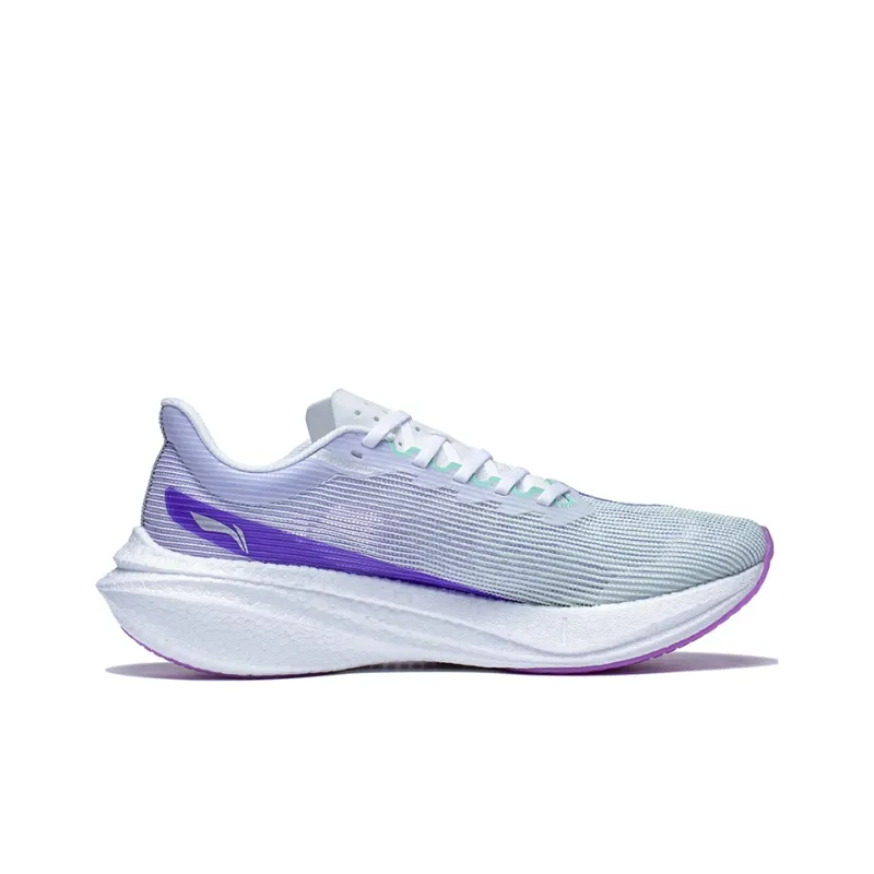 LiNing Feidian 3 Challenger Slip Resistant Breathable Support Rebound Low Top Casual Running Shoes Women's White-1