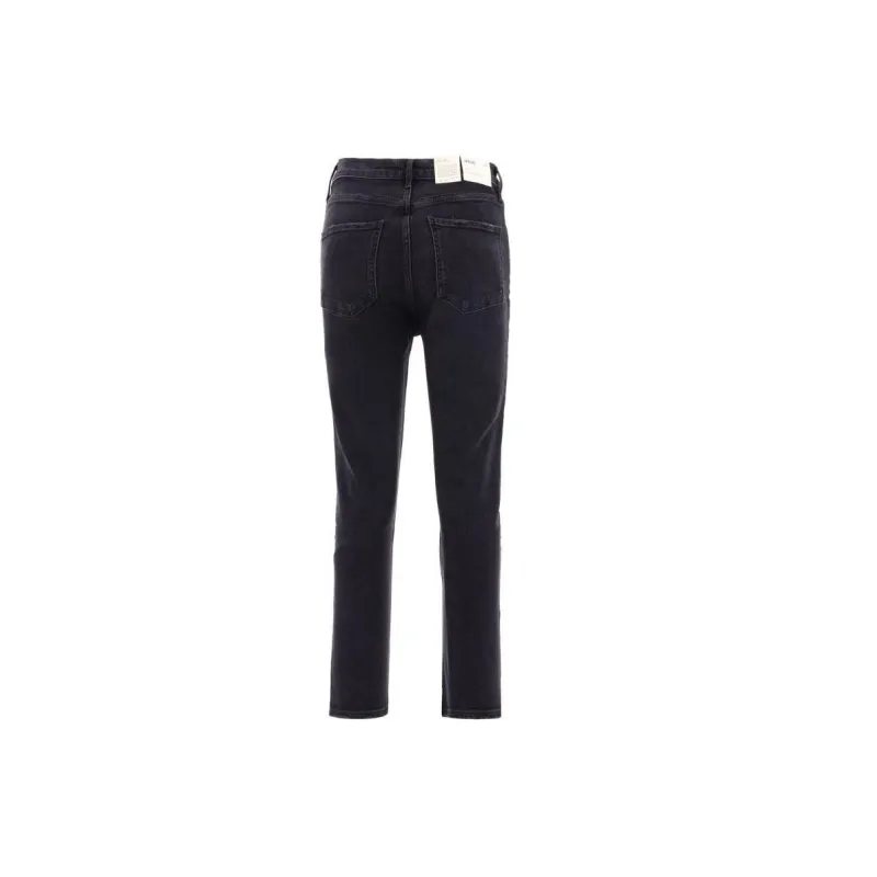 AGOLDE Riley Straight Leg Cropped Jeans-1