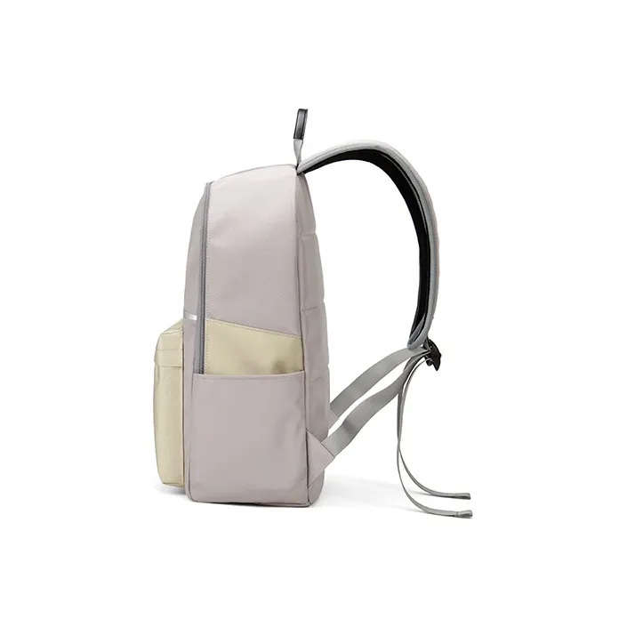 MashaLanti Nylon Fabric Laptop Backpack Large Size Unisex Gray-2