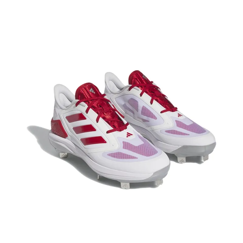 Adidas Adizero Purehustle 3 Elite Cloud White Team Power Red Silver Metallic Women's-2