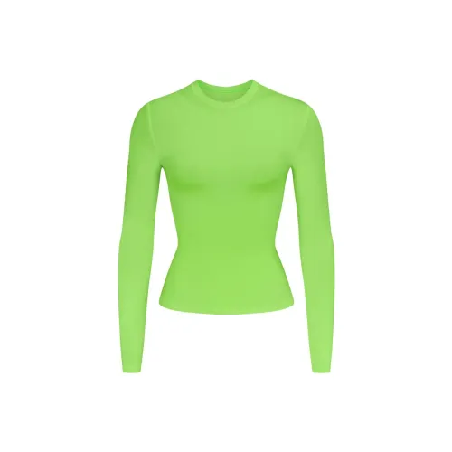 Skims T-Shirts Women's Neon Green