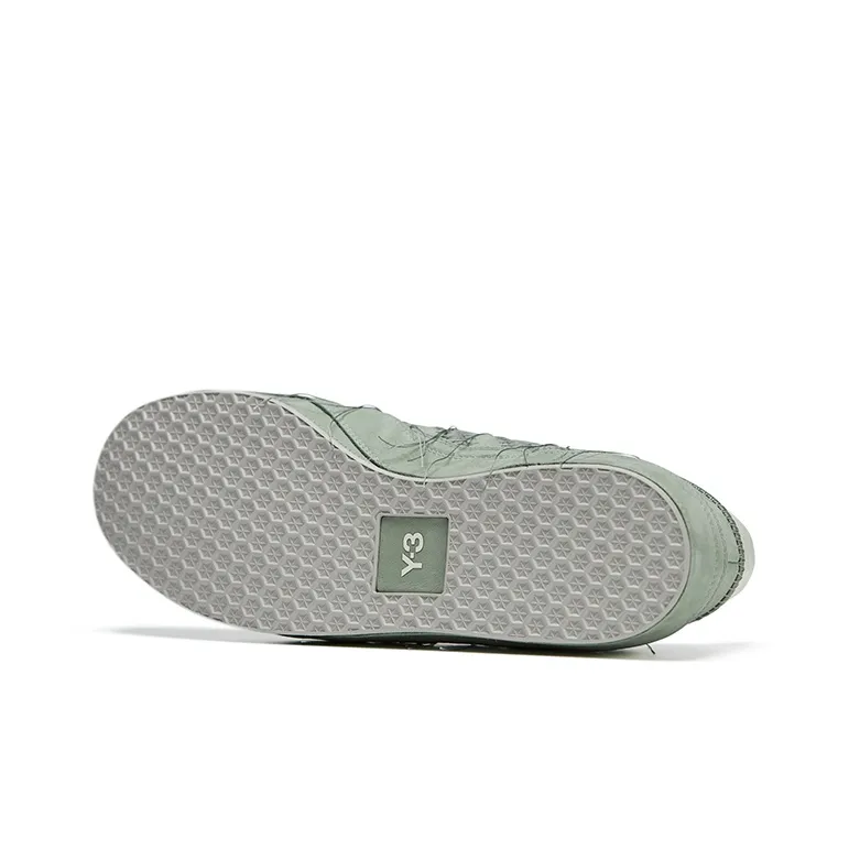 Adidas Y 3 Gazelle Silver Green Off White Light Brown-4