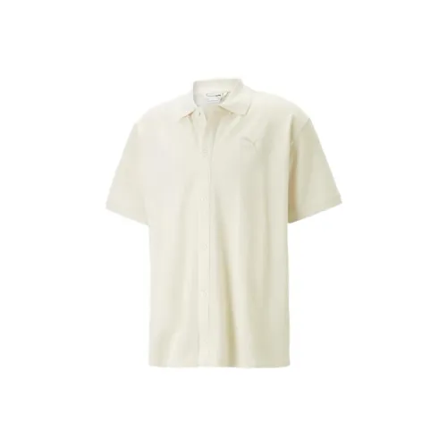 PUMA CLASSICS Shirts Men Beige