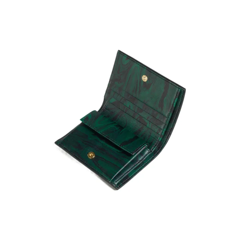 MARNI Venice Calfskin Wallet Women's Black-2
