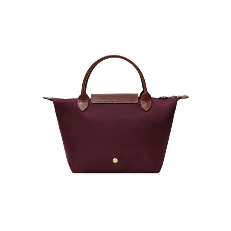 LONGCHAMP Fabric Dumpling Bag Handbag Trumpets Women's Dark Red-3