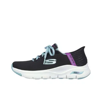 Skechers Arch Fit Fresh Flare 'Black Purple' Women's