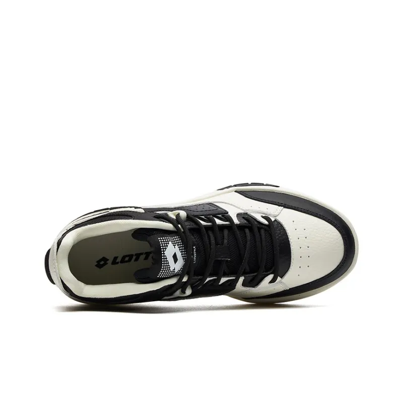 LOTTO Slip-Resistant Water-Resistant High-Top Skateboard Shoes Men's White-12