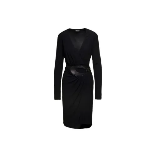 TOM FORD Long-Sleeved Dresses Women's Black