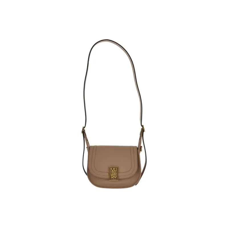 Mulberry Cow Leather Crossbody Bag Shoulder Bag Women's Nude-0