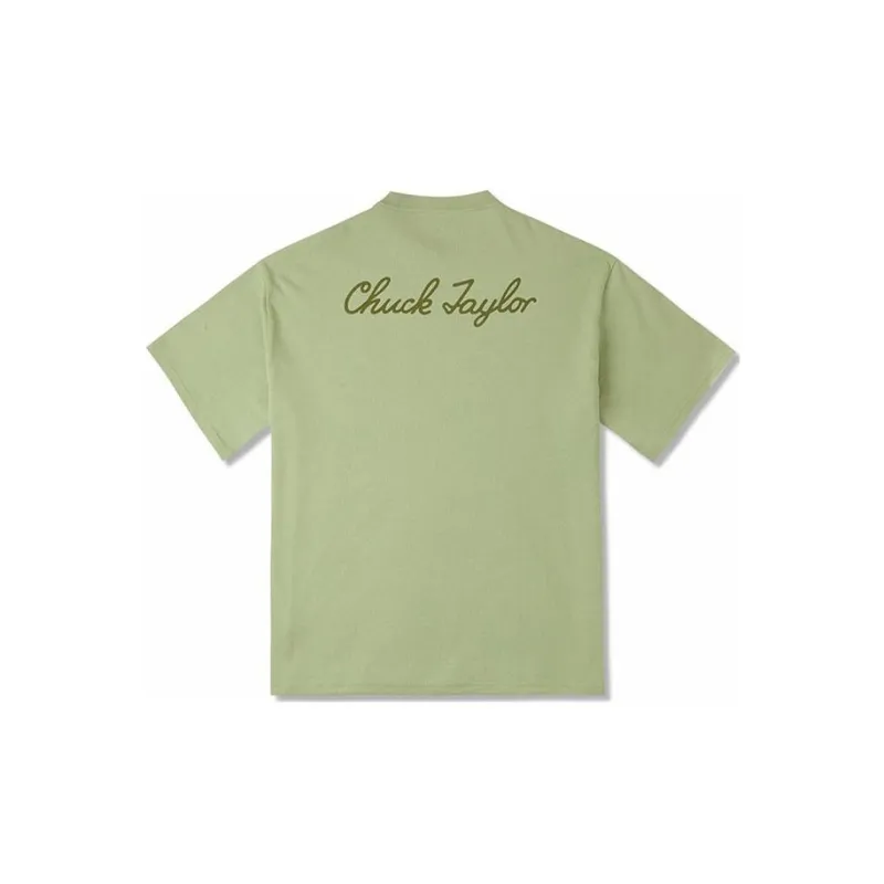 Converse T Shirt Men's Yellow Green-1